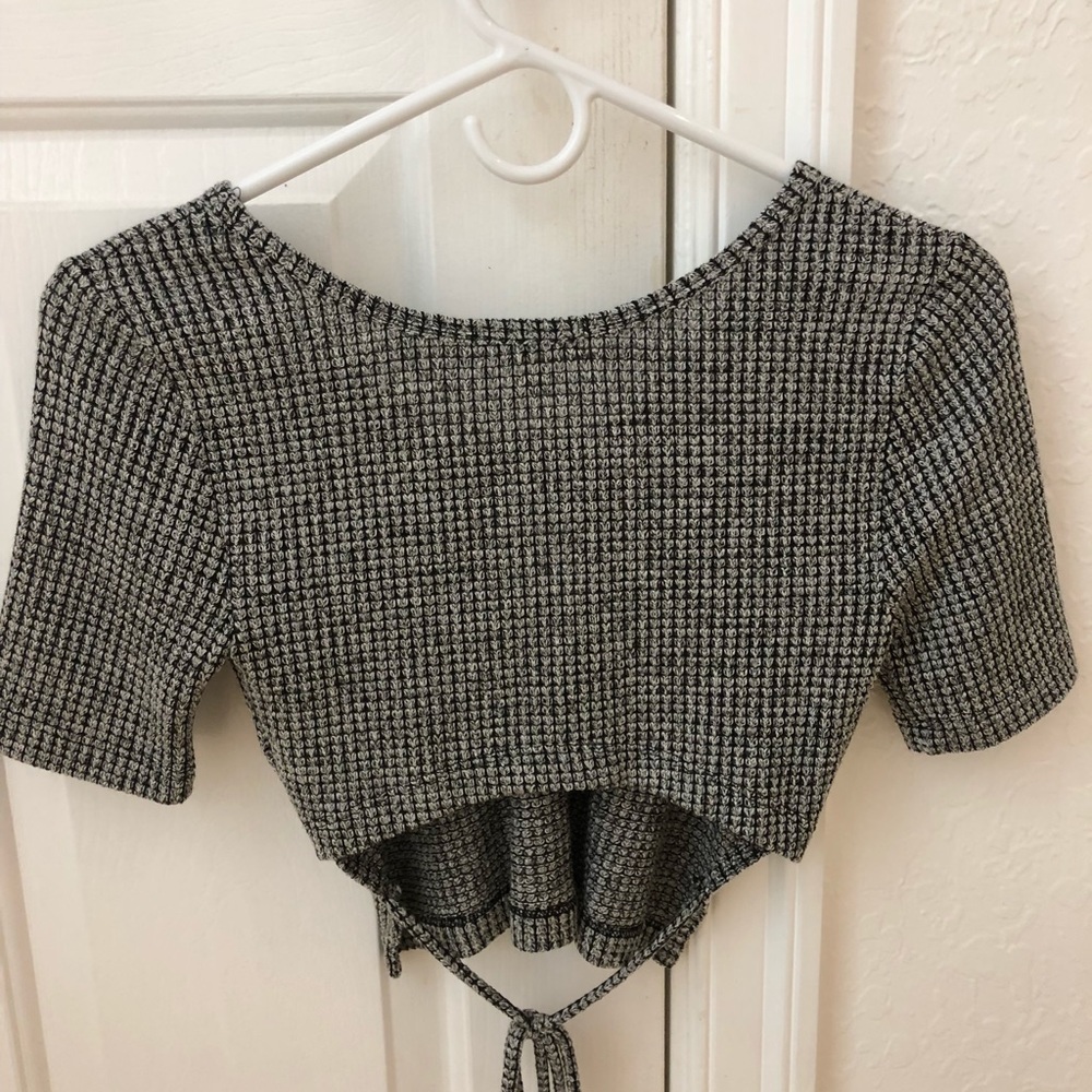 Urban knitted crop top